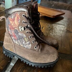 Kids Camo Redhead hiking/hunting boots